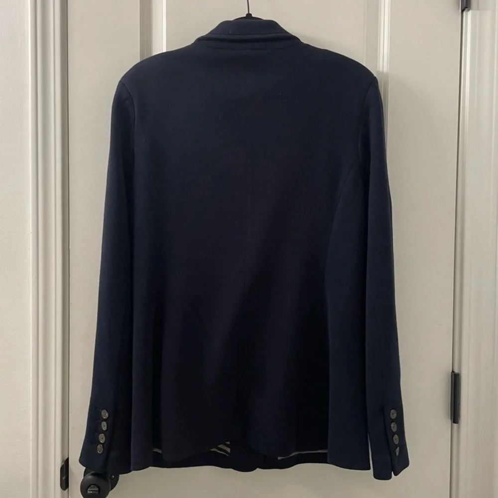 Tory Burch Tailored Blazer – Navy | Classic Luxury Staple